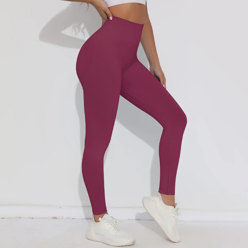 V Butt Yoga Pant Women Fitness Running Pants Tummy Control Slimming Booty Leggings Quick Drying Cycling Workout