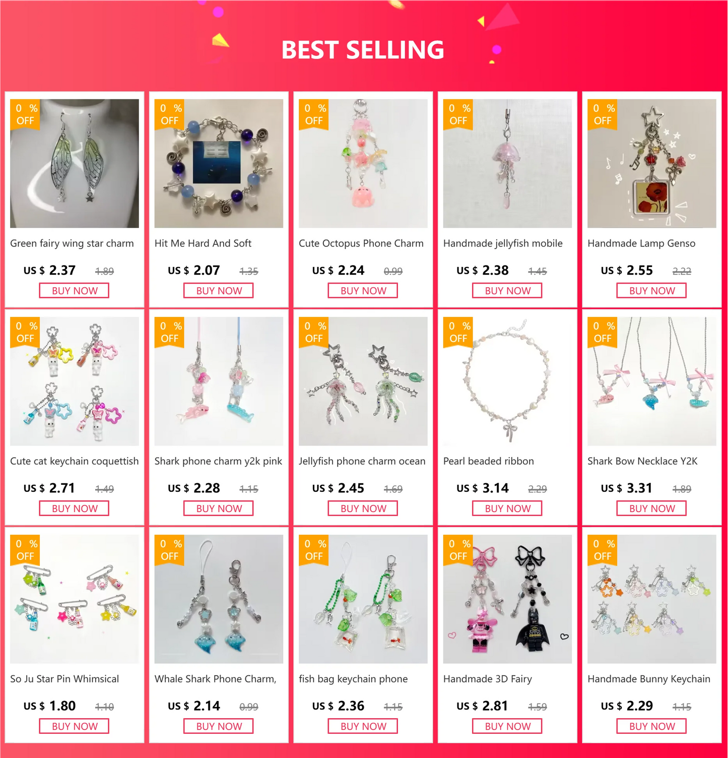 Realistic Shrimp Earrings Handmade Cute and Funny Earrings Food Earrings