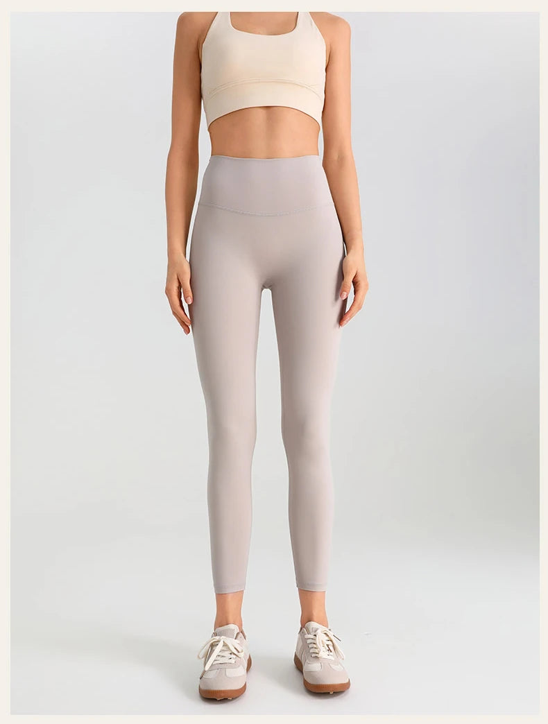 Women's Yoga Pants Gym Leggings Lady's Girl Fitness Soft touch Tights High Waist Elastic Breathable No T Line Sports Pants