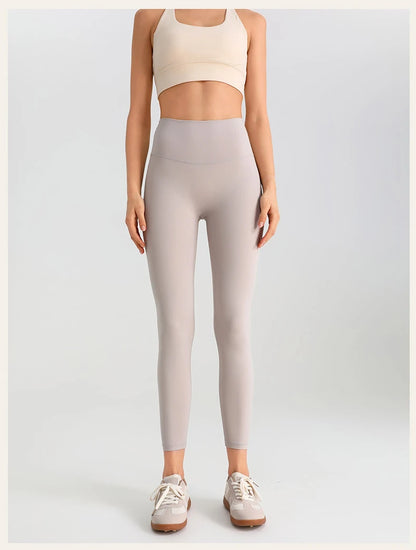 Women's Yoga Pants Gym Leggings Lady's Girl Fitness Soft touch Tights High Waist Elastic Breathable No T Line Sports Pants