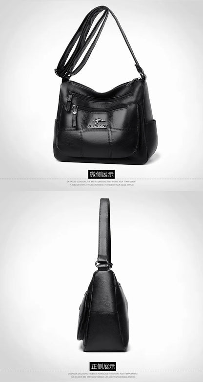 Handbag for Ladies 2025 Women's Crossbody Bag New Multi-layer Mother's Bag Large Capacity Shoulder Messenger Purse Foreign Trade