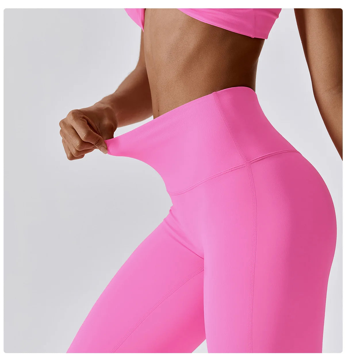 Women's Yoga Pants Nude Feeling Running Speed Dry Buttock Lifting Fitness Pants High Waist Tight Gym Push-Up Sweat Pants
