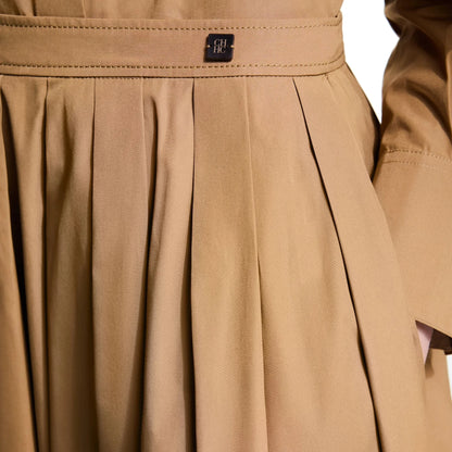 New Women Skirts Sets Long Sleeved Shirts Embroidery Design A Line Pleated Skirt Temperament Casual Office Ladies Skirts Suits