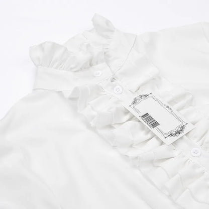 Top Women Sweet T-shirts Autumn Clothes 2023 Chic and Elegant Long Sleeve Ruffles Tees Office Ladies Female Clothing Streetwear