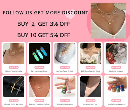 Fashion Simple Candy Color Tassel Necklace for Women Aesthetic All-match Pendant Jewelry Choker Neck Accessories Gift Chain