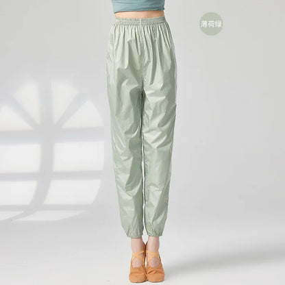 Ballet Pants Woman Yoga Leggings Fitness Yoga Pants Girls Sport Pants Dance Pants Nylon Dance Warm Up Fitness Pants Women