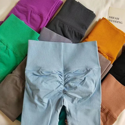 Pilates Stretch Yoga Pants Seamless Fitness Pants Yoga Pants Women's Impact Pants Sports Pants Peach Hip Leggings