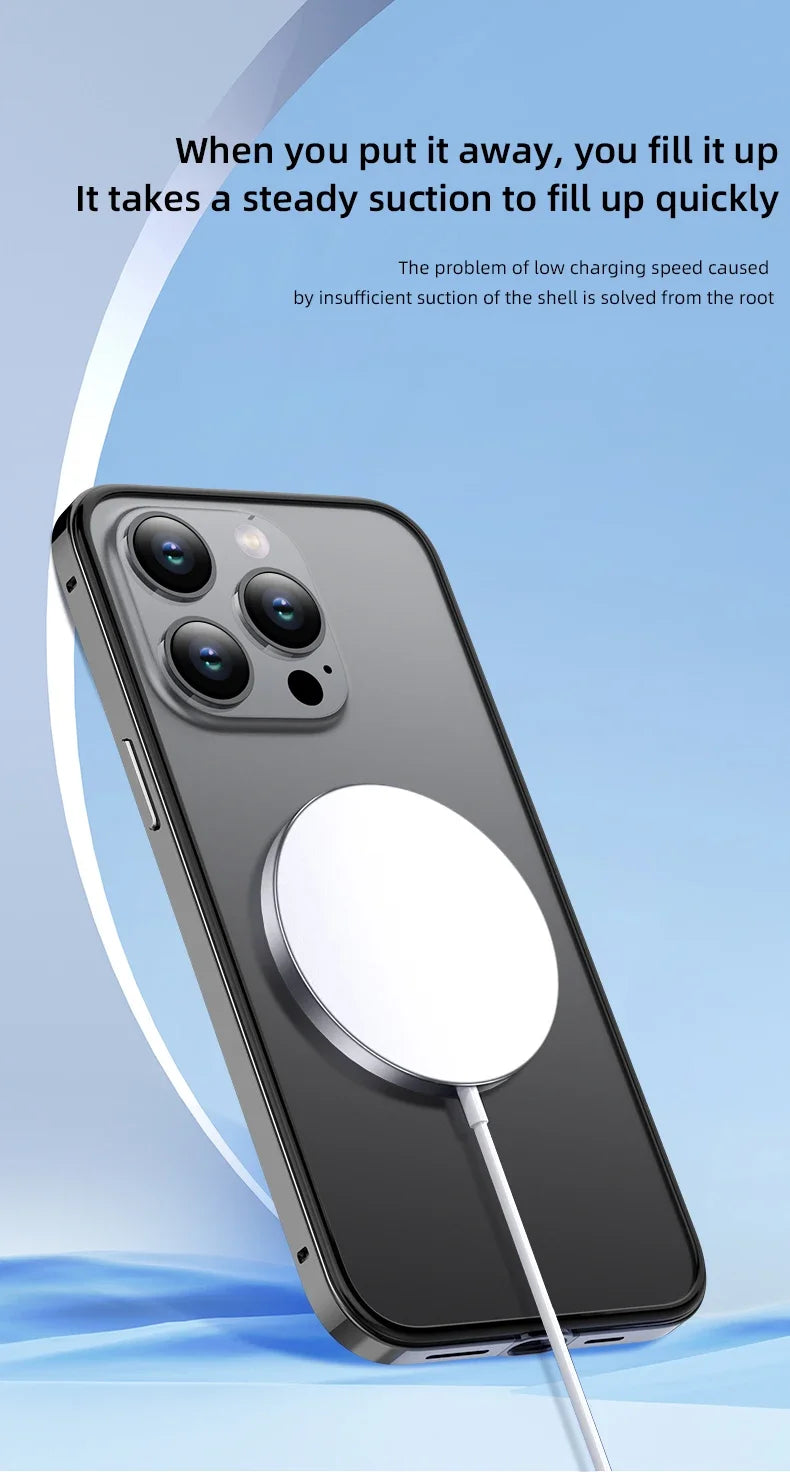 Hybrid Silicone Frame Aluminum Metal Phone Cases For iPhone 16 15 Pro Max 14 13 12 Better Heat Bumper