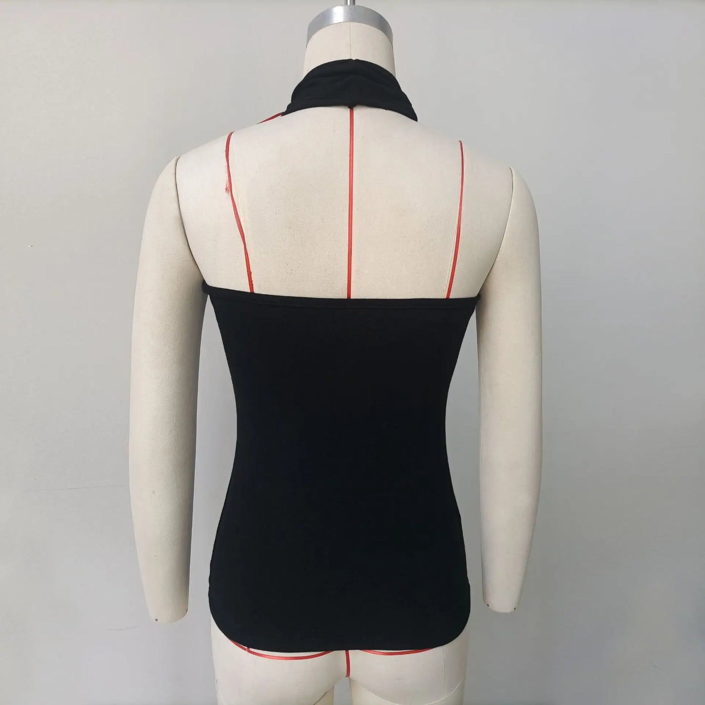 Summer Fashion Sexy Vest Top For Women Hollow Out Backless Twist Solid Cropped Y2k Top Patchwork Female Short Tank Top New 2025