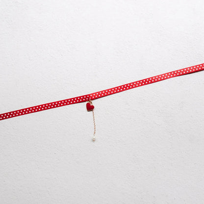 Fashion Lace Necklace For Women Adjustable Elegant Snowfake Strawberry Pendant Velvet Choker Necklace Collar Party Jewelry Gift