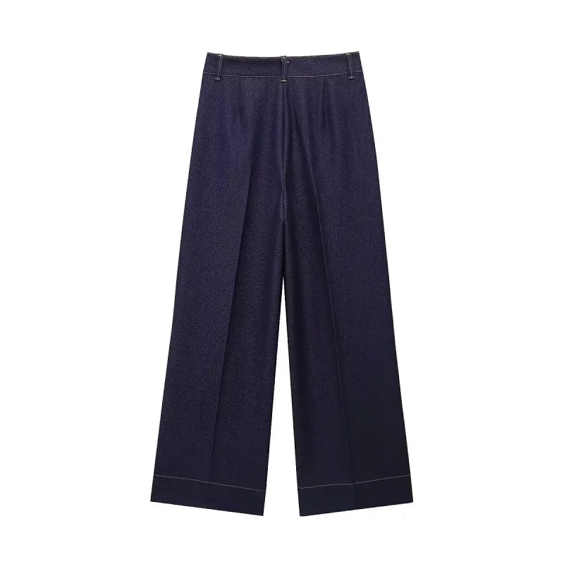 MUJER Women's Jeans Sets Woman Outfits Blue Baggy Jeans Woman High Waist Jeans for Women Suits Streetwear Jackets Denim Outfits