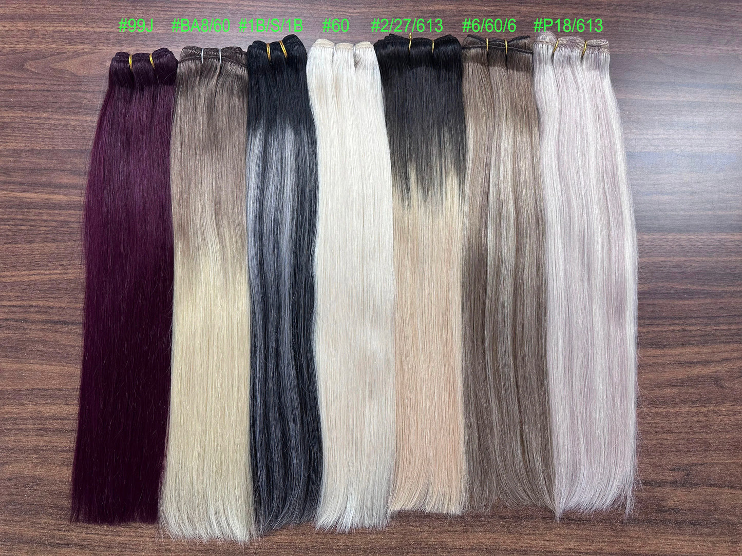 Moresoo Human Hair Bundles Weave in Double Wefted Machine Remy Hair Balayage Hair Pieces for Women Straight Weft Hair Extension