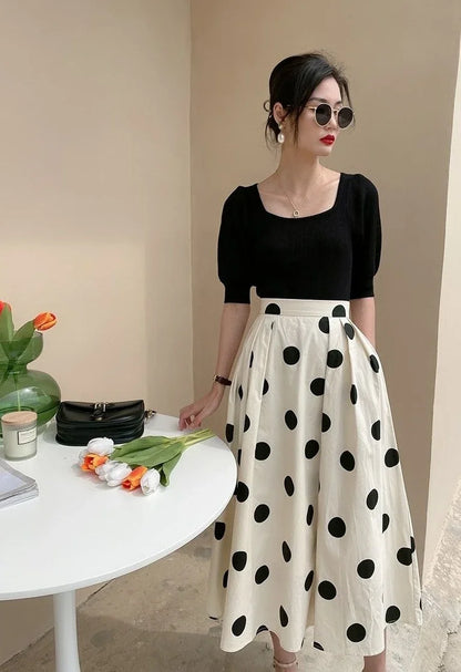 Skirts for Women Chic and Elegant High Waist New In Woman Skirt Clothing Trend 2024 Y2k Vintage A Line Casual Modest Streetwear