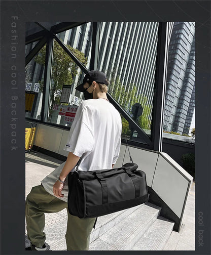 Fashion Travel Bags For Women Large Capacity Men's Sports bag Waterproof Weekend Sac Voyage Female Messenger Bag Dry And Wet