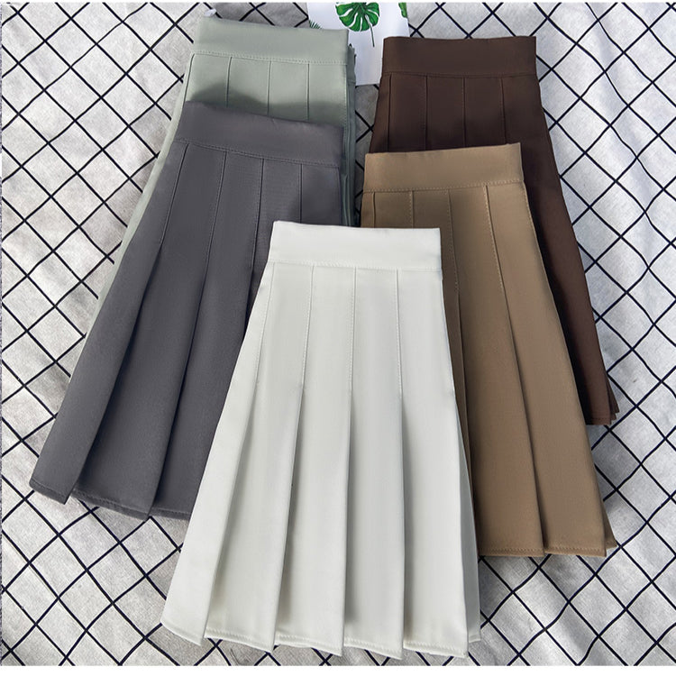 Women's Skirt Fashion Summer  High Waist Black a Line Mini Pleated Short  Skirts for School Girls Korean Style Ladies  Clothing