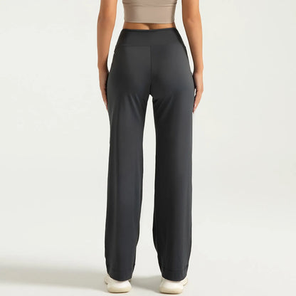 Womens Yoga Pants Wide Leg Pants With Pockets Casual Trousers Elastic Waist Sweatpants Pant for Women Women’s Pants Women’s Pant