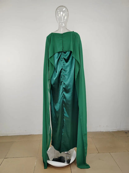 Women Dress Long Dresses Solid Round Neck Full Sleeve Casual Regular Loose Fit Elegant Splice High Waist Vestidos Simple