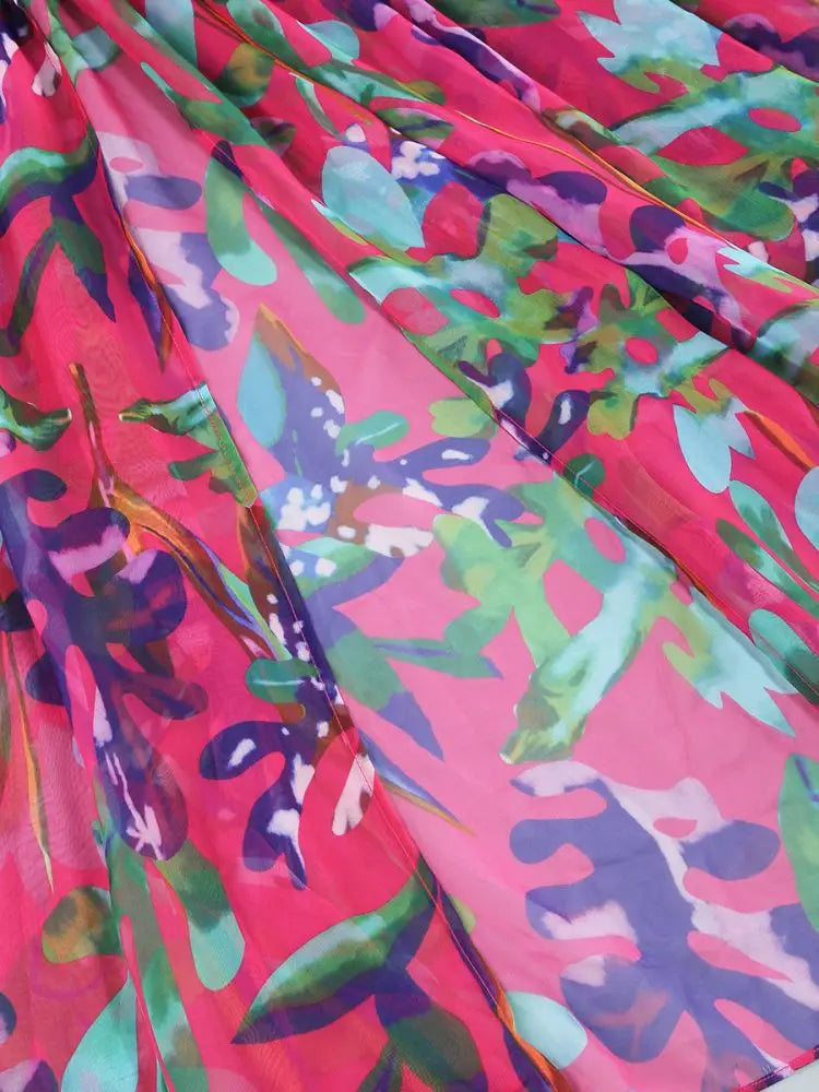 Birthday Dress for Women Brithday Party Outfits Sexy Strapless Prom Gown Retro Print Evening Dresses Luxury 2024 Woman Clothes