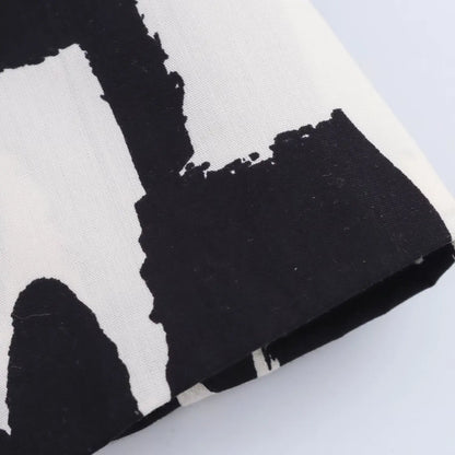 Skirts Summer Women's 2025 New Chic Print High Waist Women's Skirts Fashion Joker Street Youth Holiday Travel Skirts