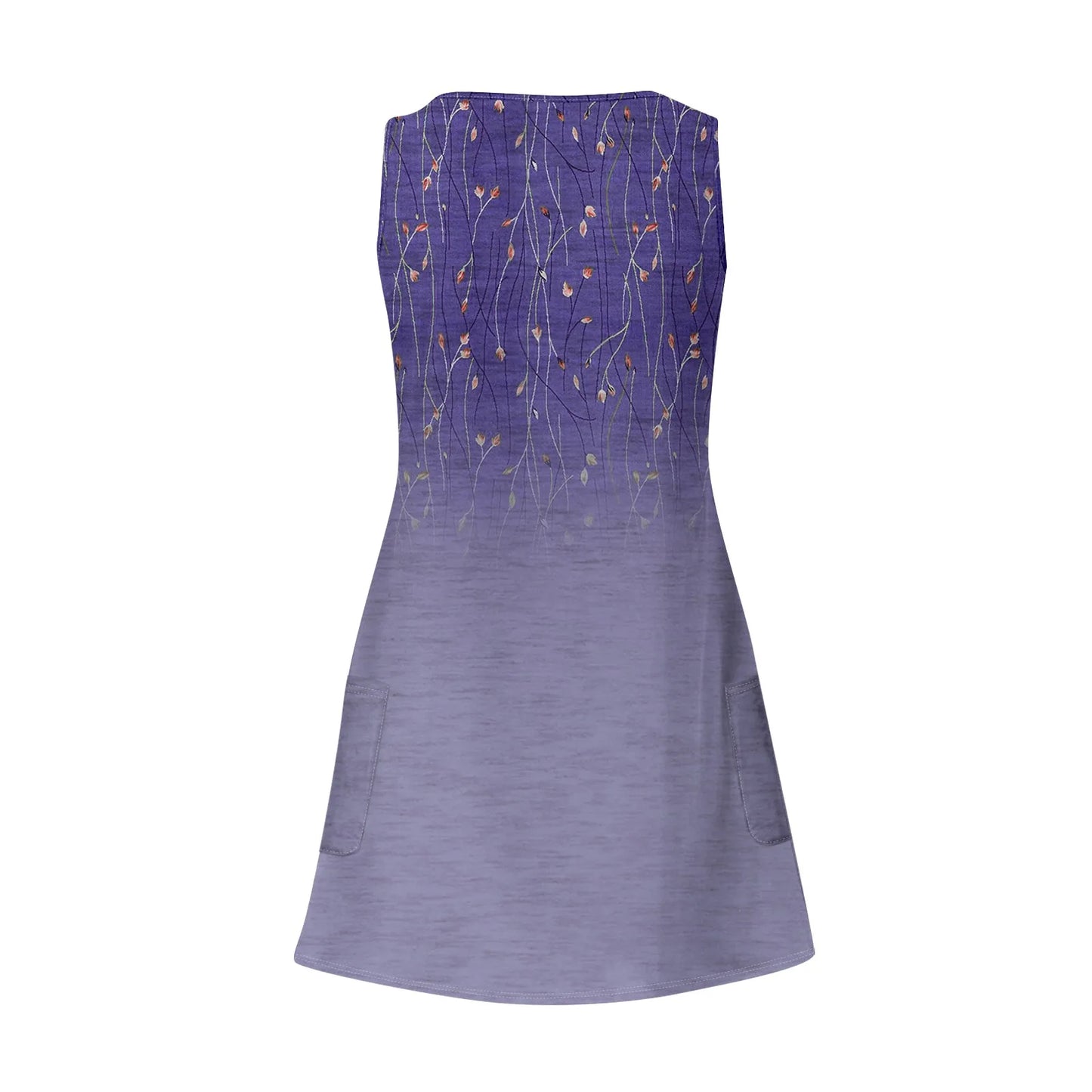 Dresses For Women 2024 Fashion Women'S Casual Print Summer Bohemian Beach Dress With Pockets V Neck Tank Dress Formal Dresses