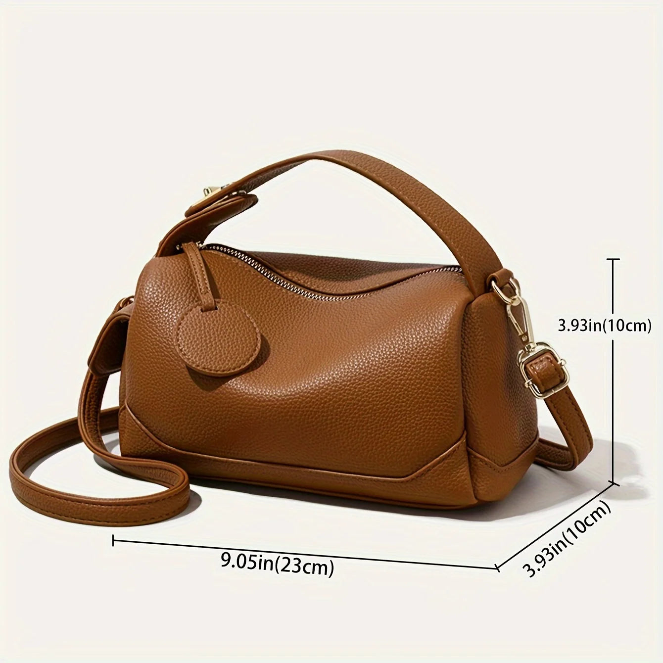 Women's Bags Fashion PU Leather Top Carrying Bag Handbags Multi Pocket Design Multifunctional Crossbody Tote Bag