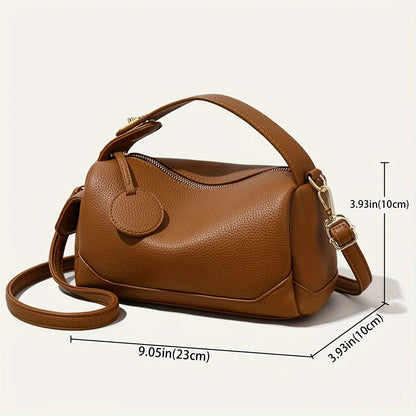 Women's Bags Fashion PU Leather Top Carrying Bag Handbags Multi Pocket Design Multifunctional Crossbody Tote Bag