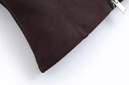 Women's Tops Summer 2025 New Elastic Tight-Fitting Elegant Summer Holiday Tops Women's Street Chic Youth Fashion Joker Vest Tops