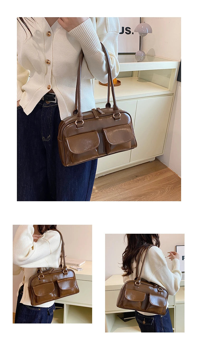 Shoulder Bag for Woman, Handbag Women Purse, Black Crossbody Bags, Underarm Bags,