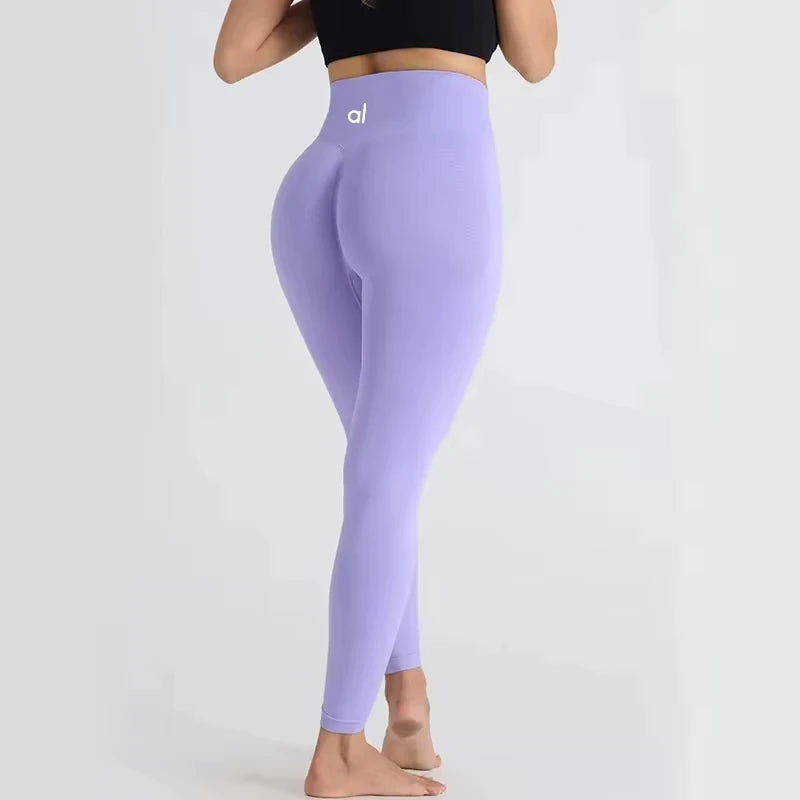 Pilates Stretch Yoga Pants Seamless Fitness Pants Yoga Pants Women's Impact Pants Sports Pants Peach Hip Leggings