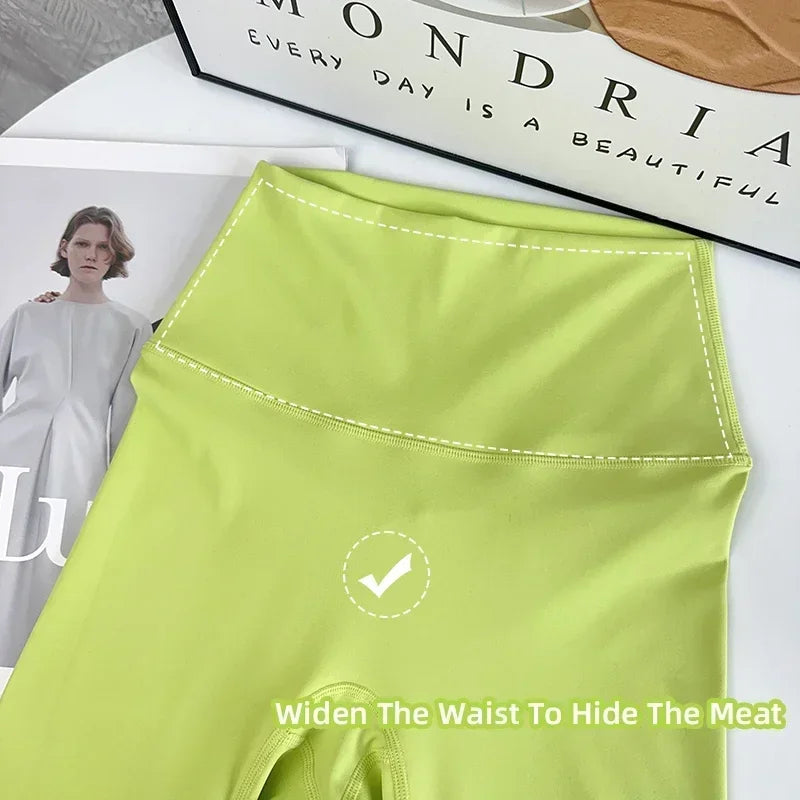 Hot Sale Fitness Female Leggings Running Pants Naked feeling Leggings High Waist Push Up Sport Women Fitness Running Yoga Pants