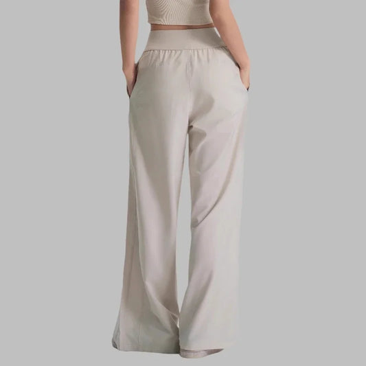 New Yoga Pants Women Loose Wide Leg High Waist Fitness Quick Dry Running Sweatpants