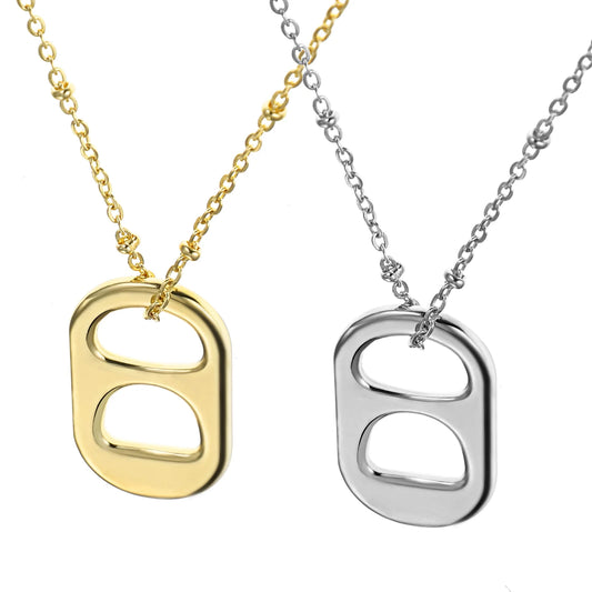 2 Pcs Pull-up Necklace Cute Necklaces Aesthetic Girlfriend Simple for Women Ladies Vintage Trendy