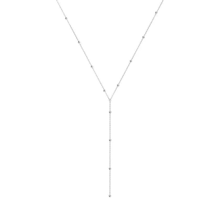 Women's Exquisite Charm Long Neck Chain Romantic Classic Elegant Style Jewelry Delicate Korean Fashion Necklace Trendy Jewellery