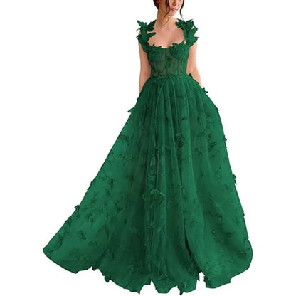 European and American Evening Dress for Women 2025 New Fashion Style Long Style Banquet Style Elegant Lace Beach Dress