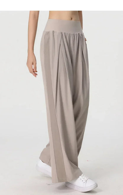 Yoga Pants Outdoor Loose Athletic Casual Pants Running Fitness Wide Leg Pants