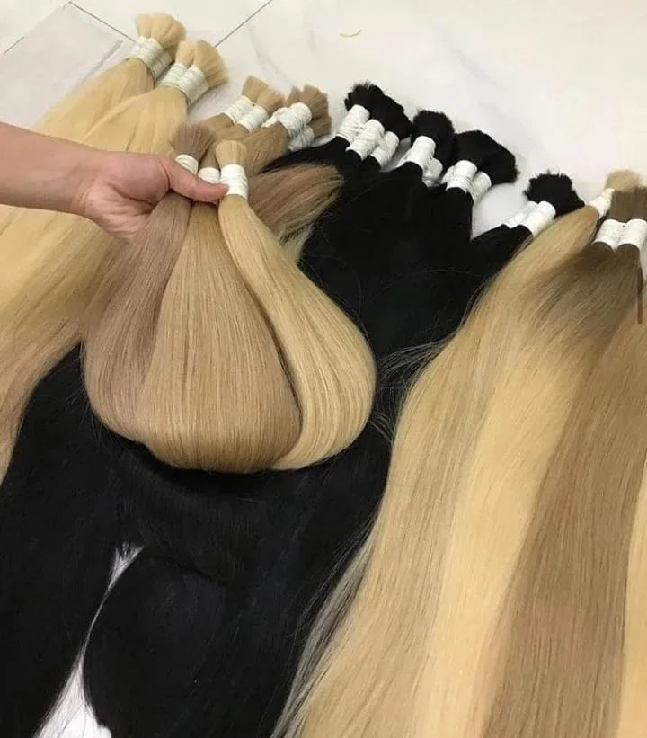 Maxhair No Weft 613 Human Hair Weave Blonde Straight Human Hair 1B 613 Ombre Blonde Vietnamese Straight Hair Bundles Remy