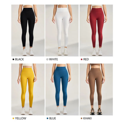 Women's High Waist Yoga Pants Peach Butt Stretch Leggings Outdoor Quick Dry Sweatpants Running Fitness No Trace Pants