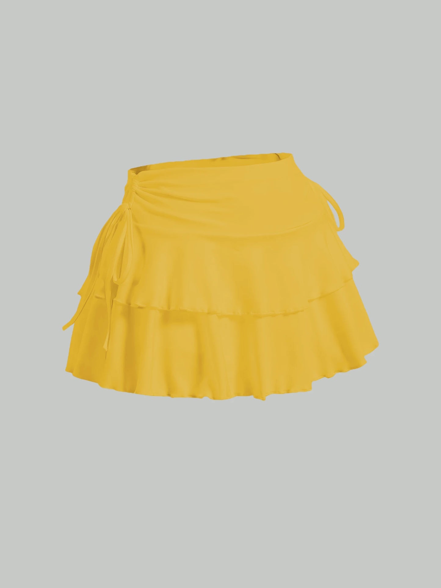 European and American women's short skirts for spring, summer, and autumn, milk silk casual and fashionable half skirts