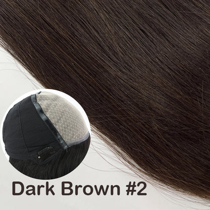 6x6“ Silk Top Full Lace Wig with PU front Real Virgin European Human Hair Wig for Women Silk Base with Elastic Net Wear to go