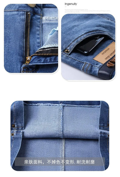 Women's Denim Skirts Spring Summer High-waisted Jeans Skirts Streetwear Female Sexy Sheath Skirts Fashion Split Retro Skirts