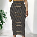 Womens Long Cotton Patchwork Stretch Denim Skirt a Line Flared Jean Maxi Skirt