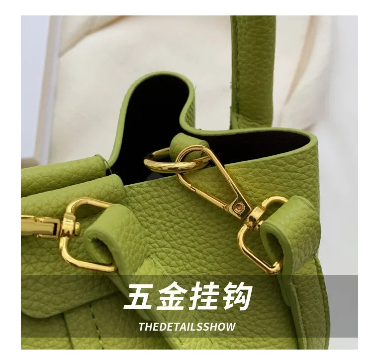 Fashion Women Crossbody Bags Autumn Winter Shoulder Bags Luxury Brand Design Bucket Bag Ladies PU Leather Portable Hand Bags