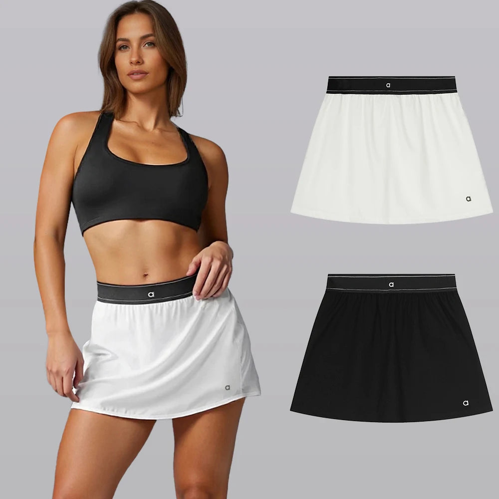 Women Tennis Skirt Golf Skirt Breathable comfort Outdoors Run Dance fitness yoga Lightweight  Skirt