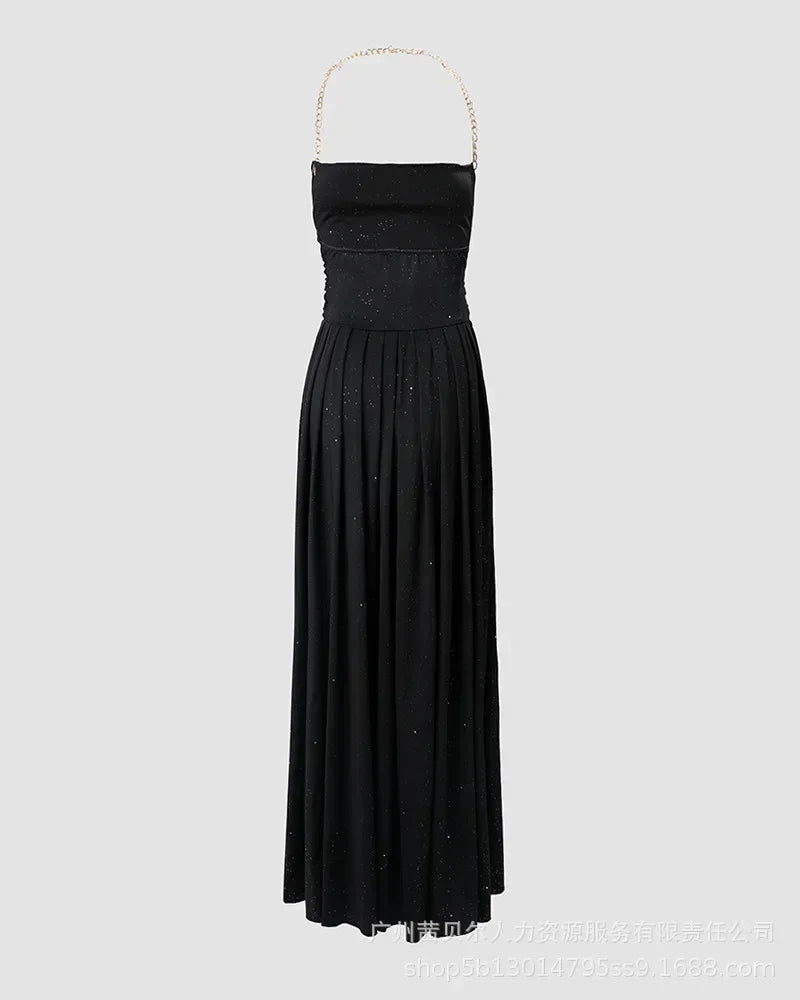 Womens Dresses 2023 New  Pink Solid Dress for Women