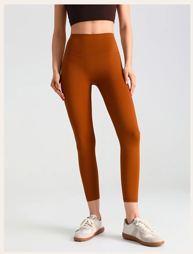 Women's Yoga Pants Gym Leggings Lady's Girl Fitness Soft touch Tights High Waist Elastic Breathable No T Line Sports Pants