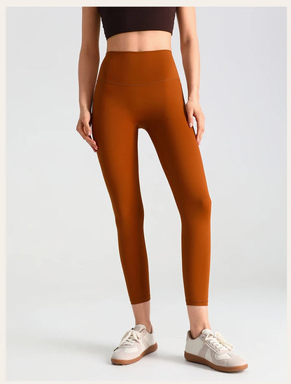 Women's Yoga Pants Gym Leggings Lady's Girl Fitness Soft touch Tights High Waist Elastic Breathable No T Line Sports Pants