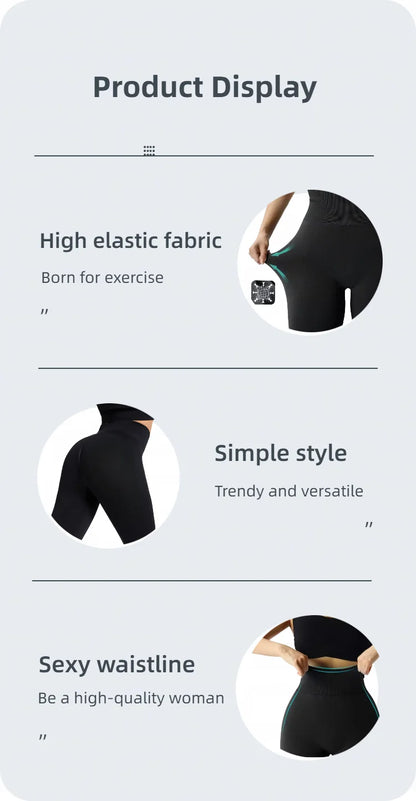 New high-waist yoga trousers for women - belly control leggings, elastic and soft workout pants, comfortable fitness pants”