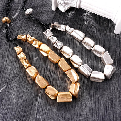 Hip-hop Style Men's And Women's Necklaces 2025 New Concert Runway Accessories With Exaggerated Irregular Collarbone Chains