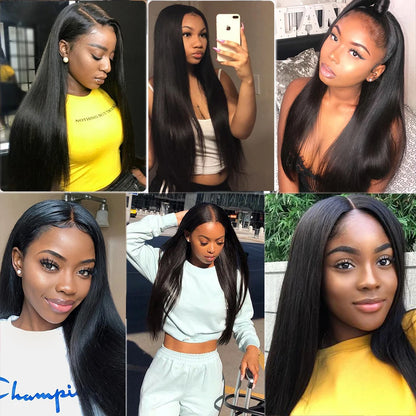 Brazilian Hair Weave Bundles 100g 1 Bundle 30 inch Straight Human Hair Burndles Natural Black Hair Weft Human Hair Extensions