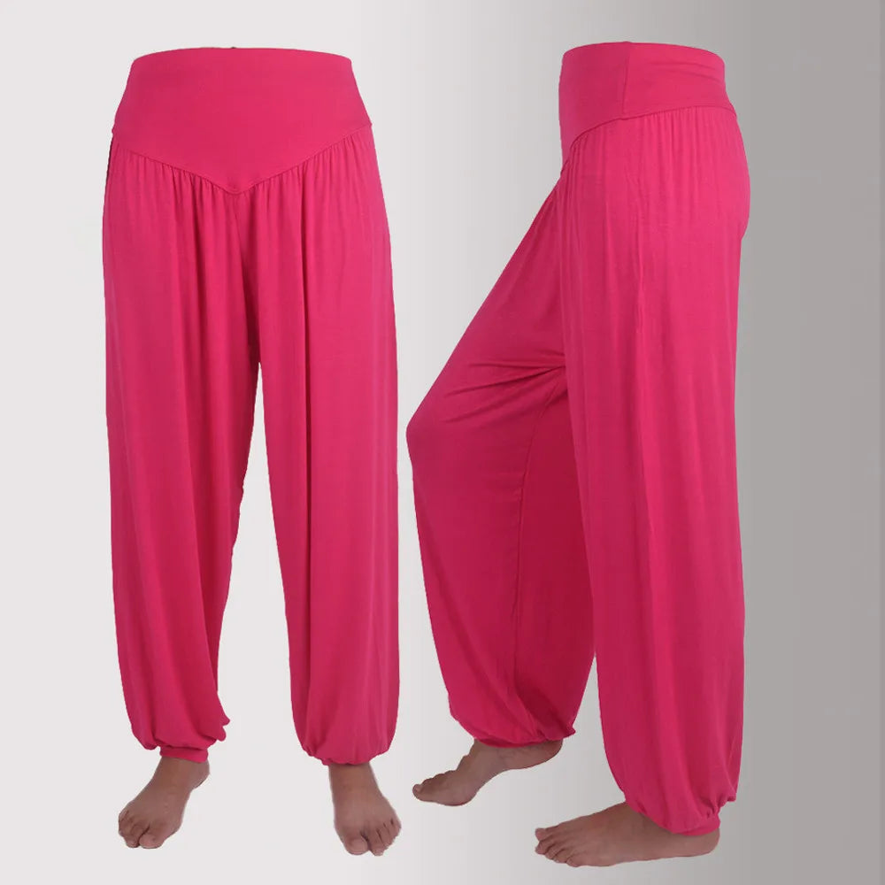 Yoga Pants Loose Harem Pants For Women Training Dance Trousers Sport Running Yoga Pants High Waist Ladies Trousers